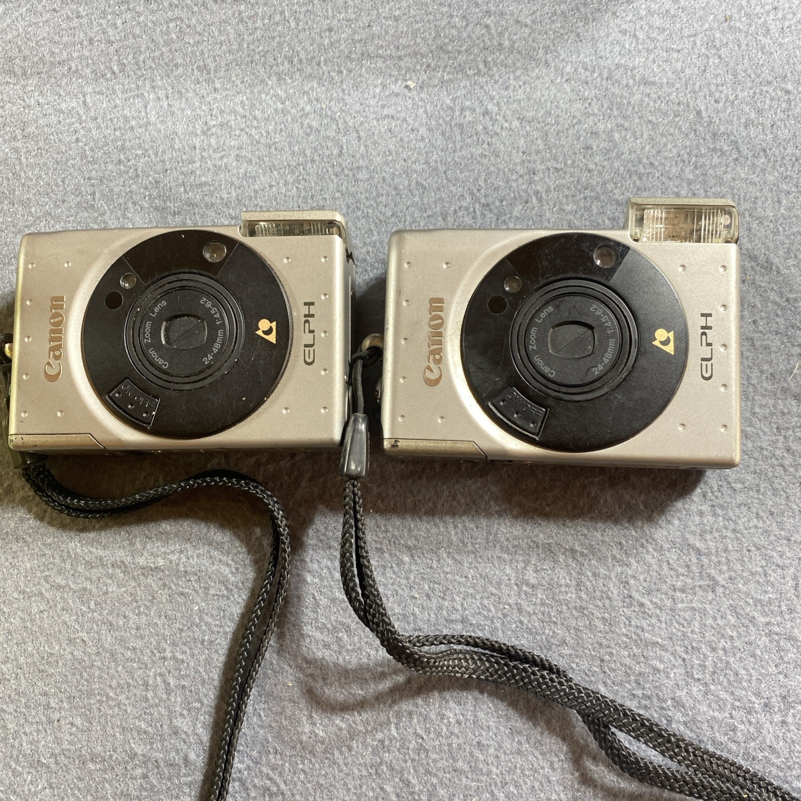 Canon compact film camera ELPH Zoom Lens 24-48mm 1:4.5-6.2 Parts Repair Read
