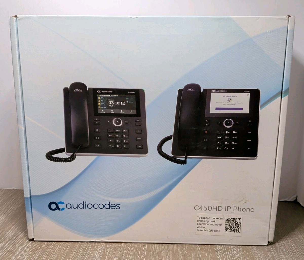 New • AudioCodes C450HD IP Phone • P/N GGWV00728