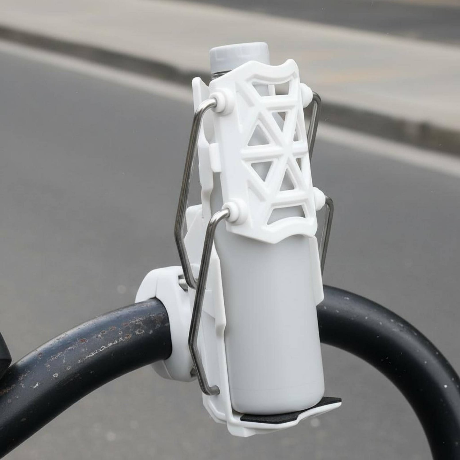 Electric Bike Beverage Holder No Vehicle Accessory Single Hand Reach