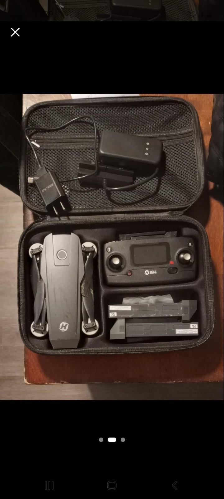 Holy Stone HS720 GPS Camera Drone with 4K UHD - Black Comes With Extra Battery