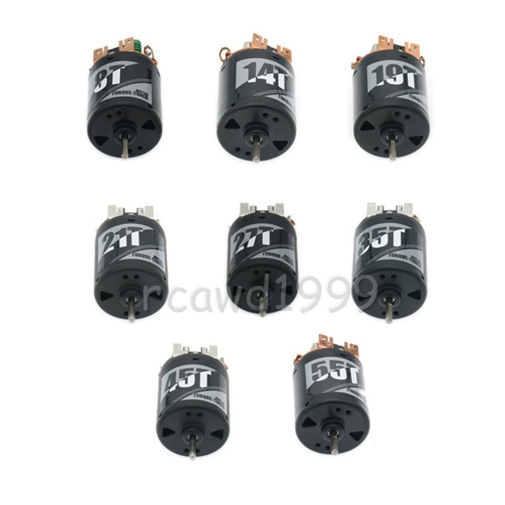 1p 540 Brushed Motor 8T 14T 19T 21T 27T 35T 45T 55T Turn RC 1/10 Crawler Car Boa