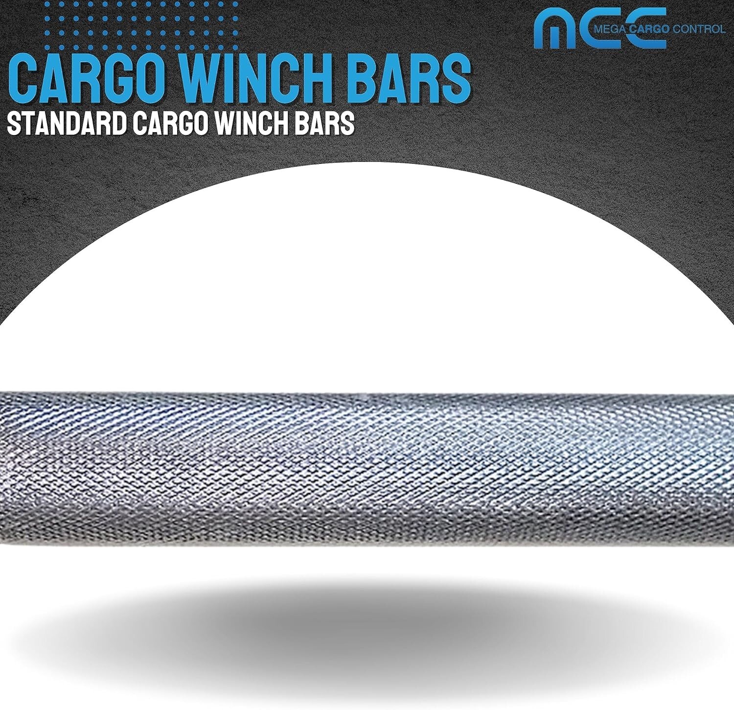 4 Pack 35" Carbon-Steel Chrome Standard Winch Bar for Winches on Flatbed Trailer