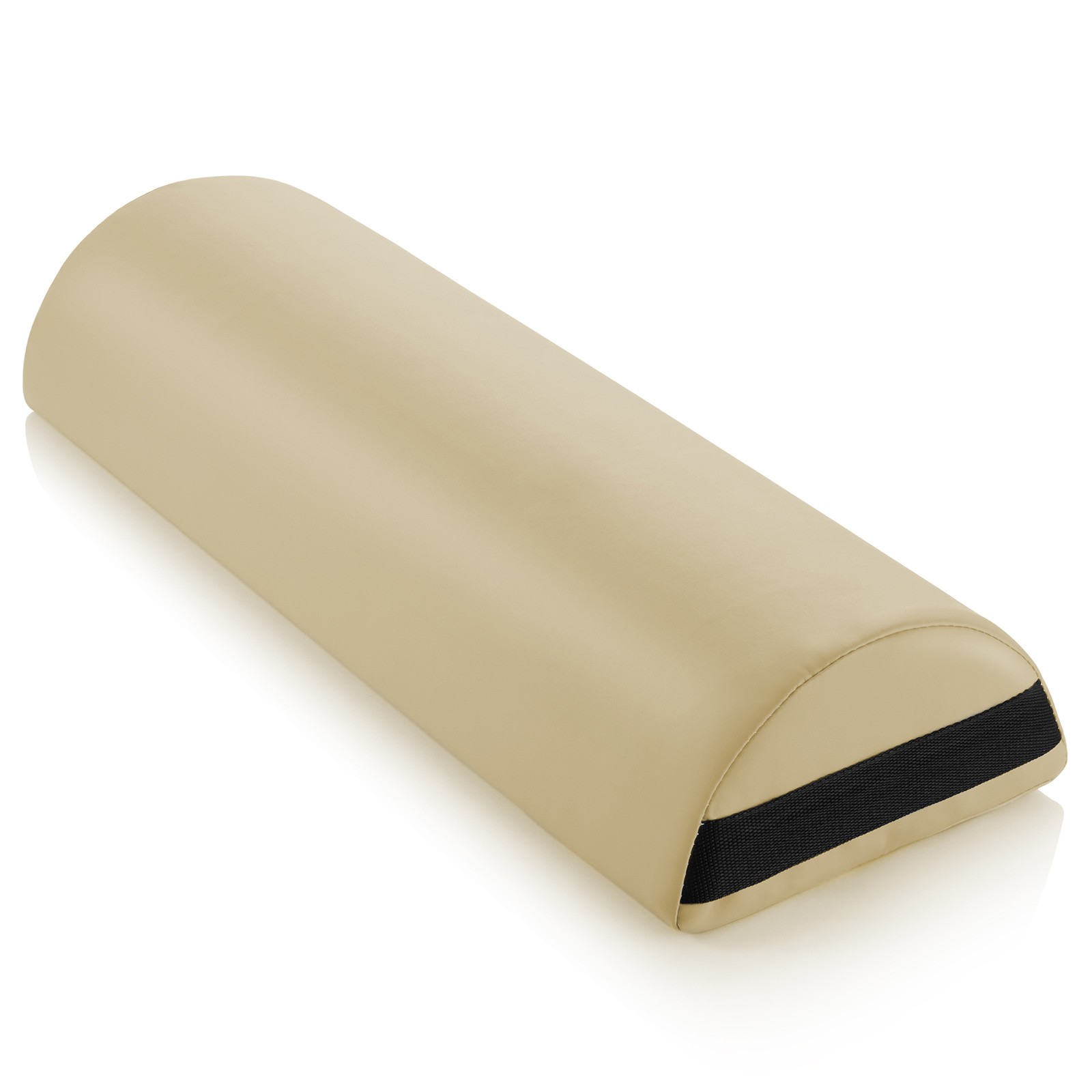 9" Massage Table Jumbo Half Round Bolster Pillow Headrest Cushion - Cream