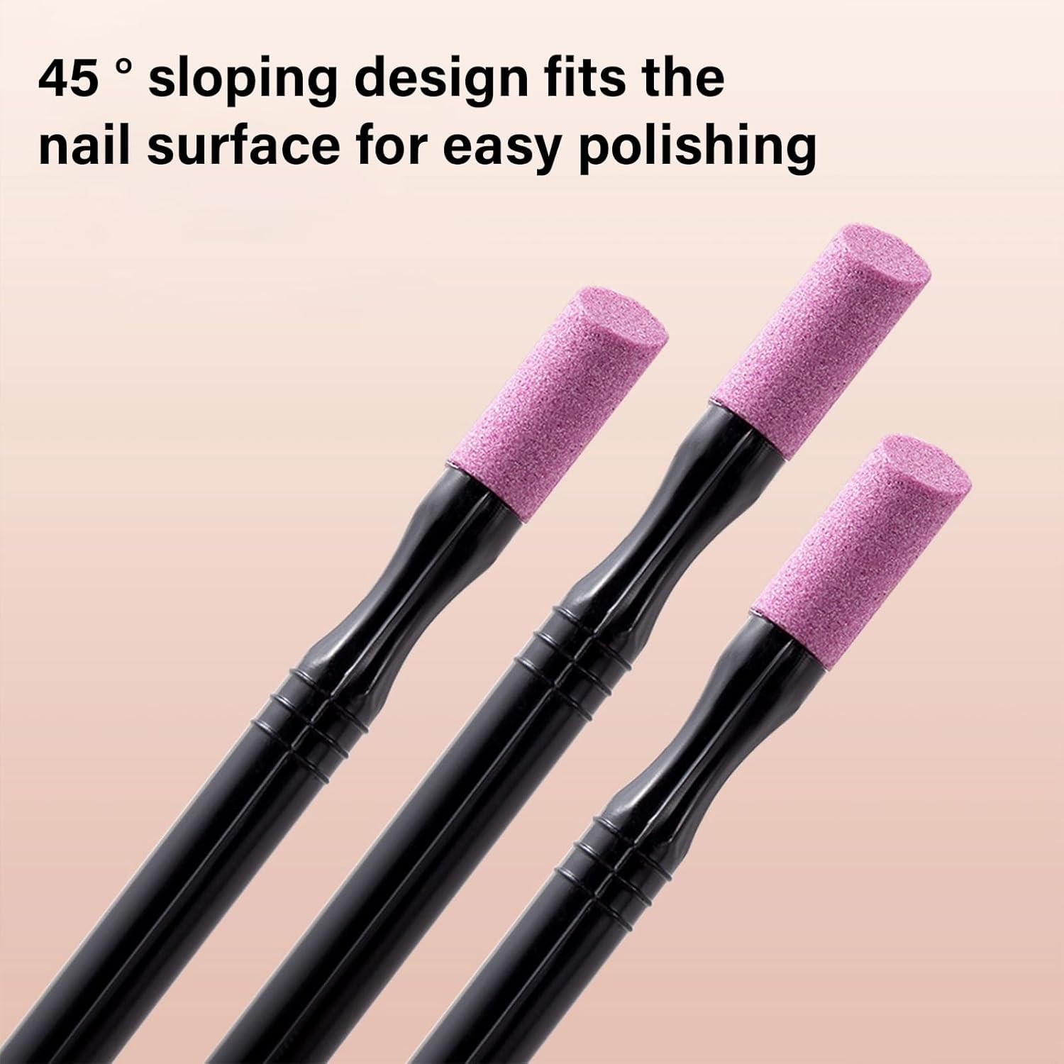 NEW Nail File Cuticle Stone Pusher Trimmer Nail Sanding Sticks Nail Buffing Tool
