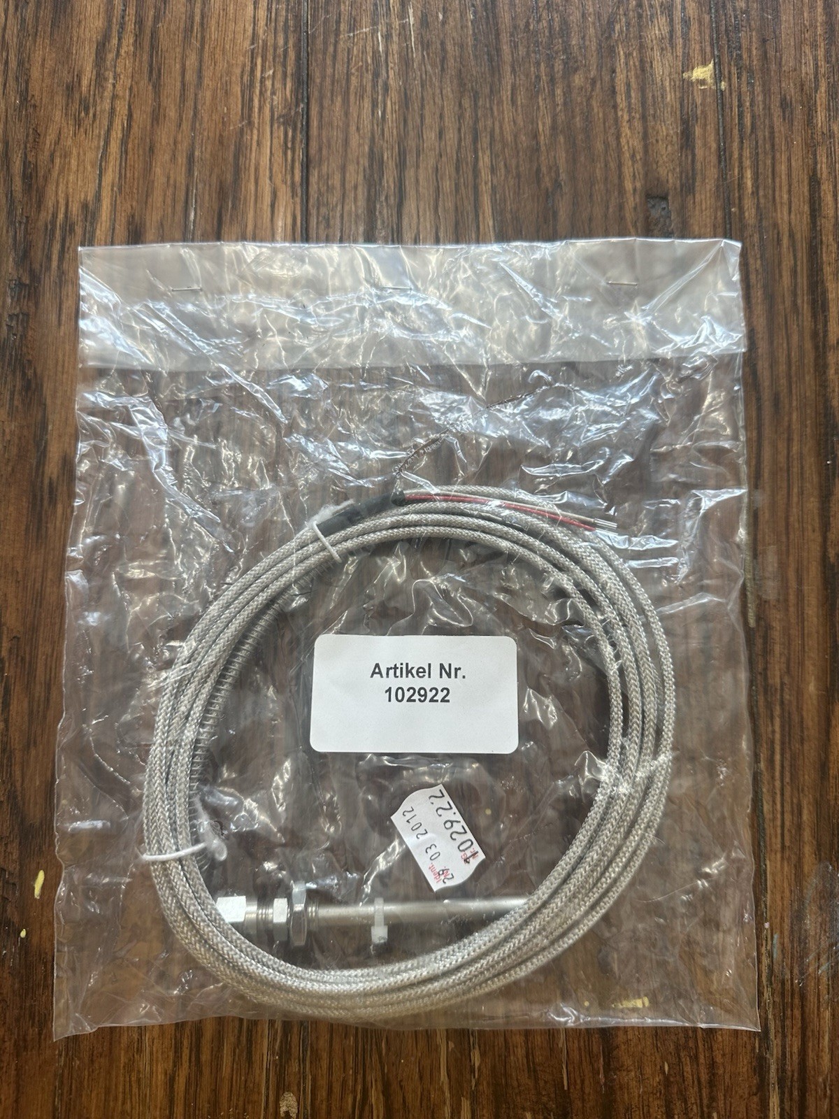 Industrial Temperature Probe 102922 – Stainless Braided RTD/ Thermocouple Sensor
