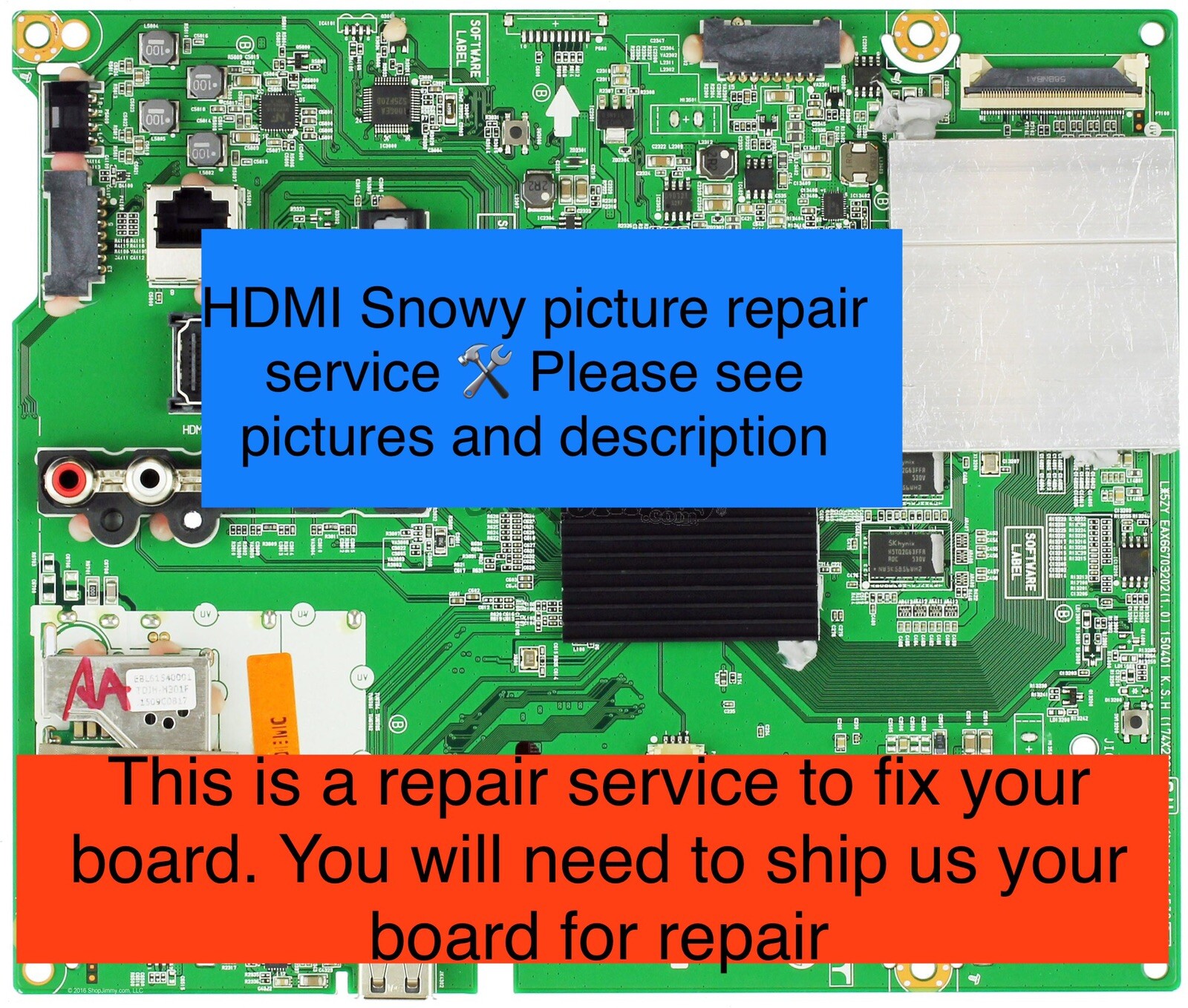 Repair 🛠 Service For LG 55UF6430-UB 49UF6430-UB,EAX66703203,EBT64138302 Main BD