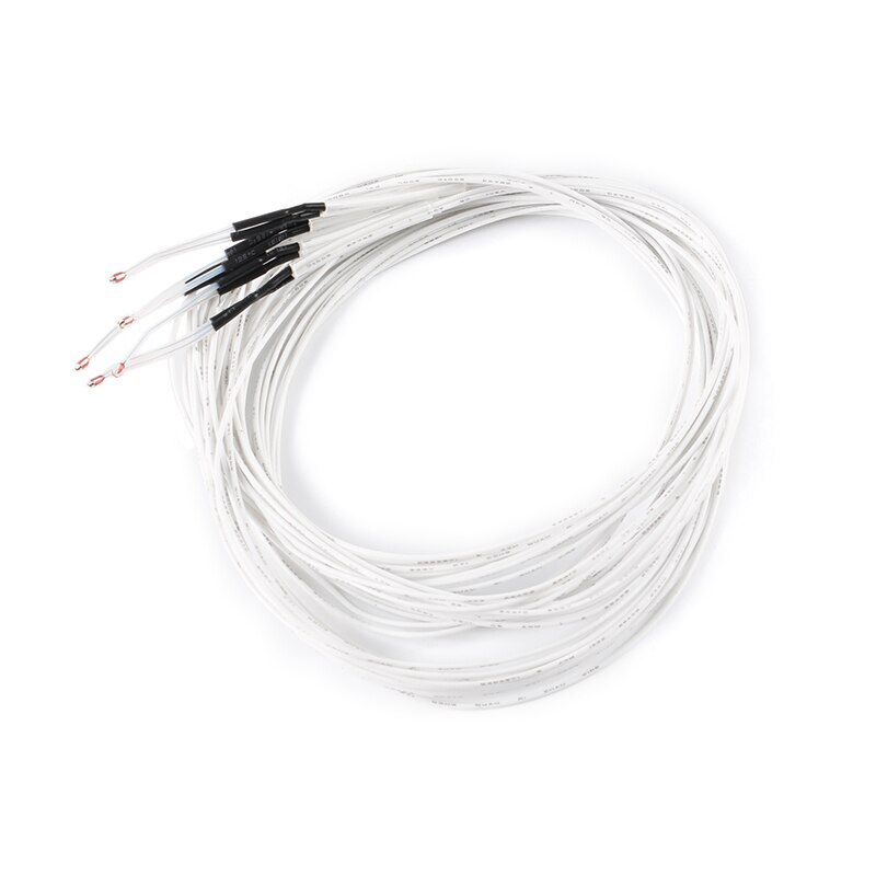 2Pcs 3D Pringter 100K ohm NTC 3950 Thermistors Sensors with 1M Cable