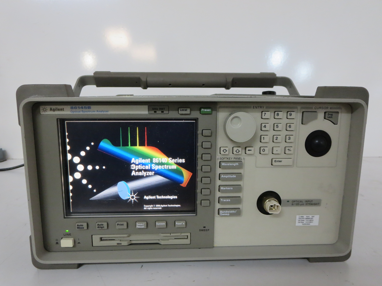 AGILENT 86145B OPTICAL SPECTRUM ANALYZER