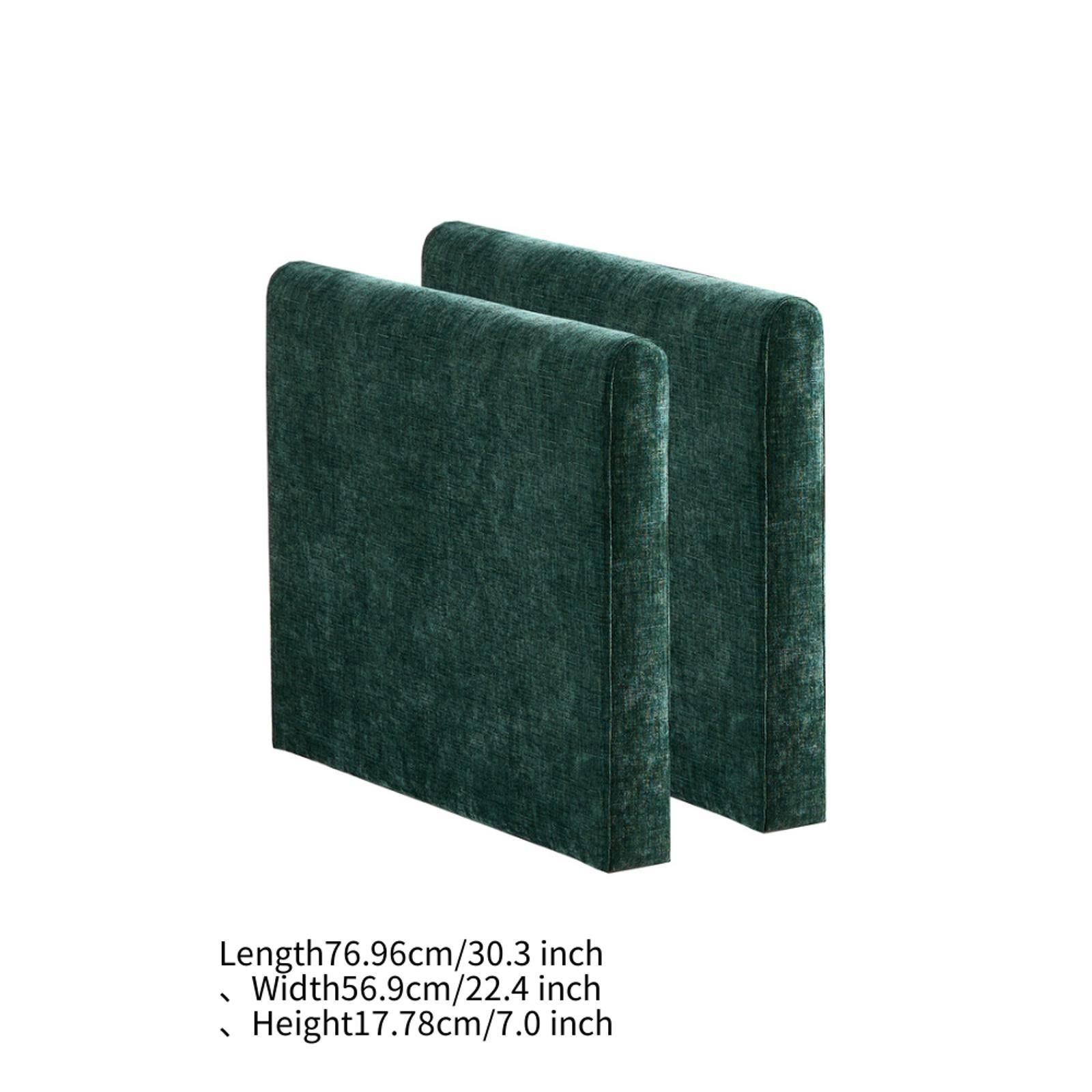 Modern Modular Sofa Armrest, Chenille Velvet, Adjustable Back, Wide Comfy Seat,