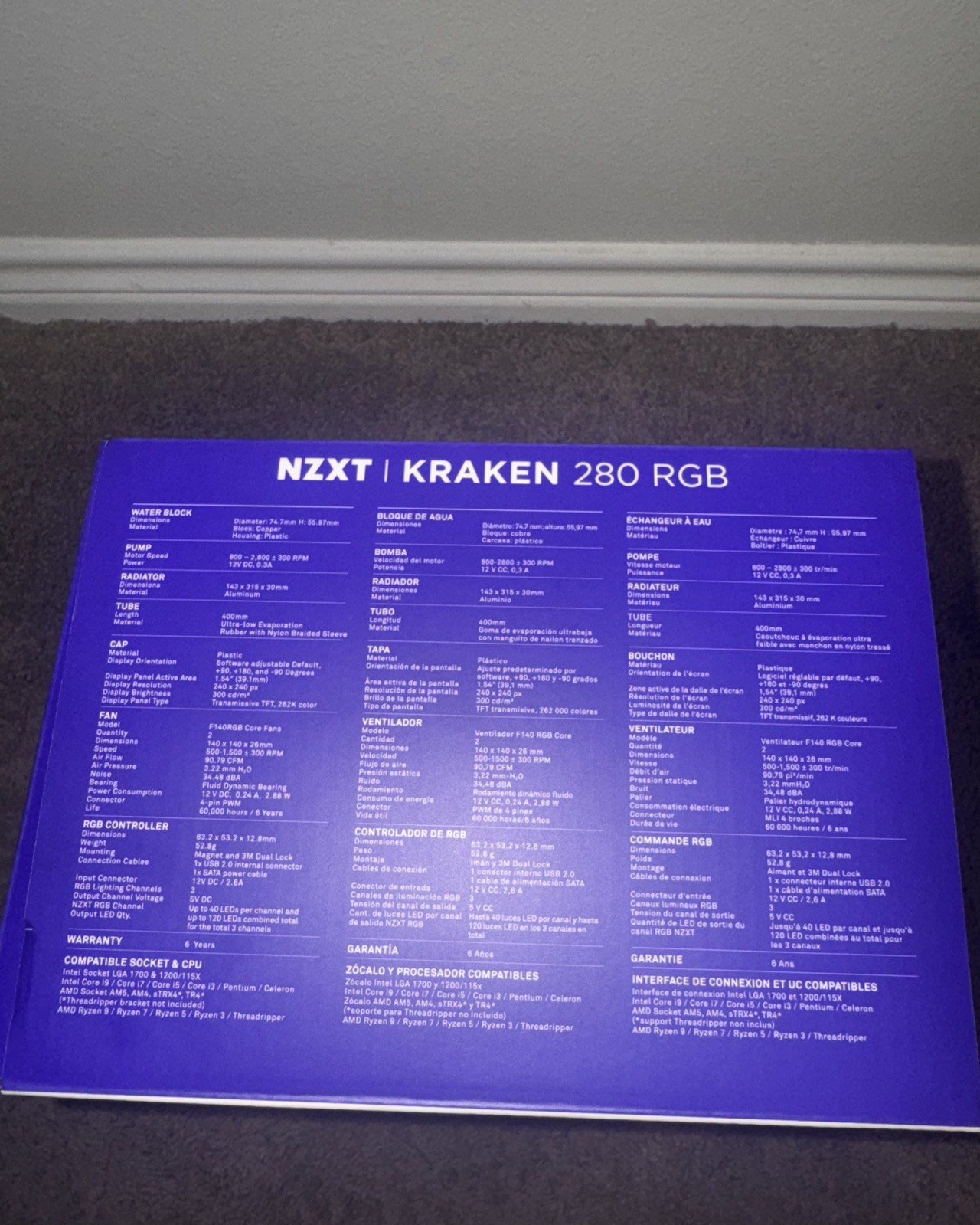 NZXT Kraken 280 RGB
