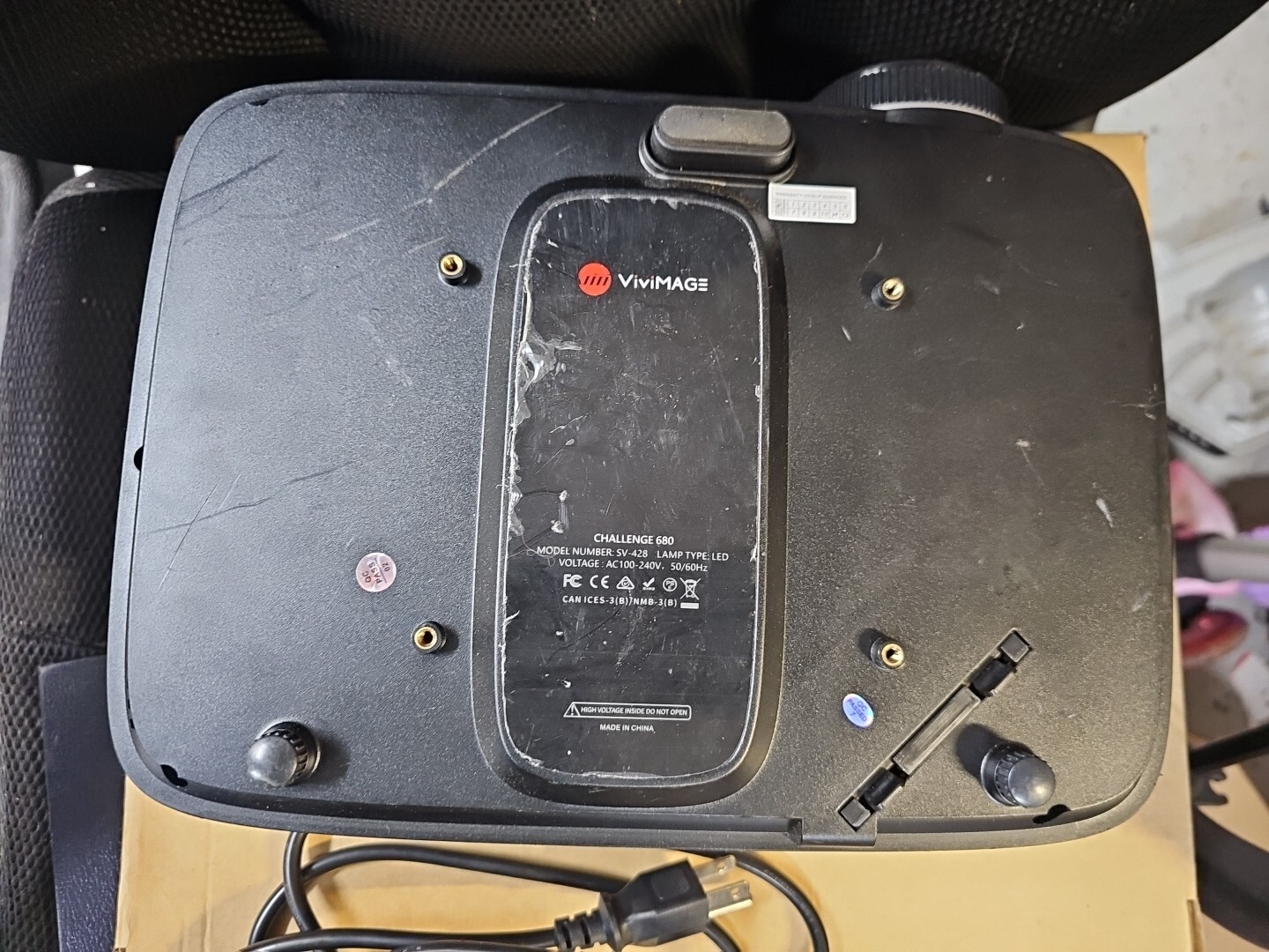 vivimage Challenge 680 projector Sv-428 Tested Working