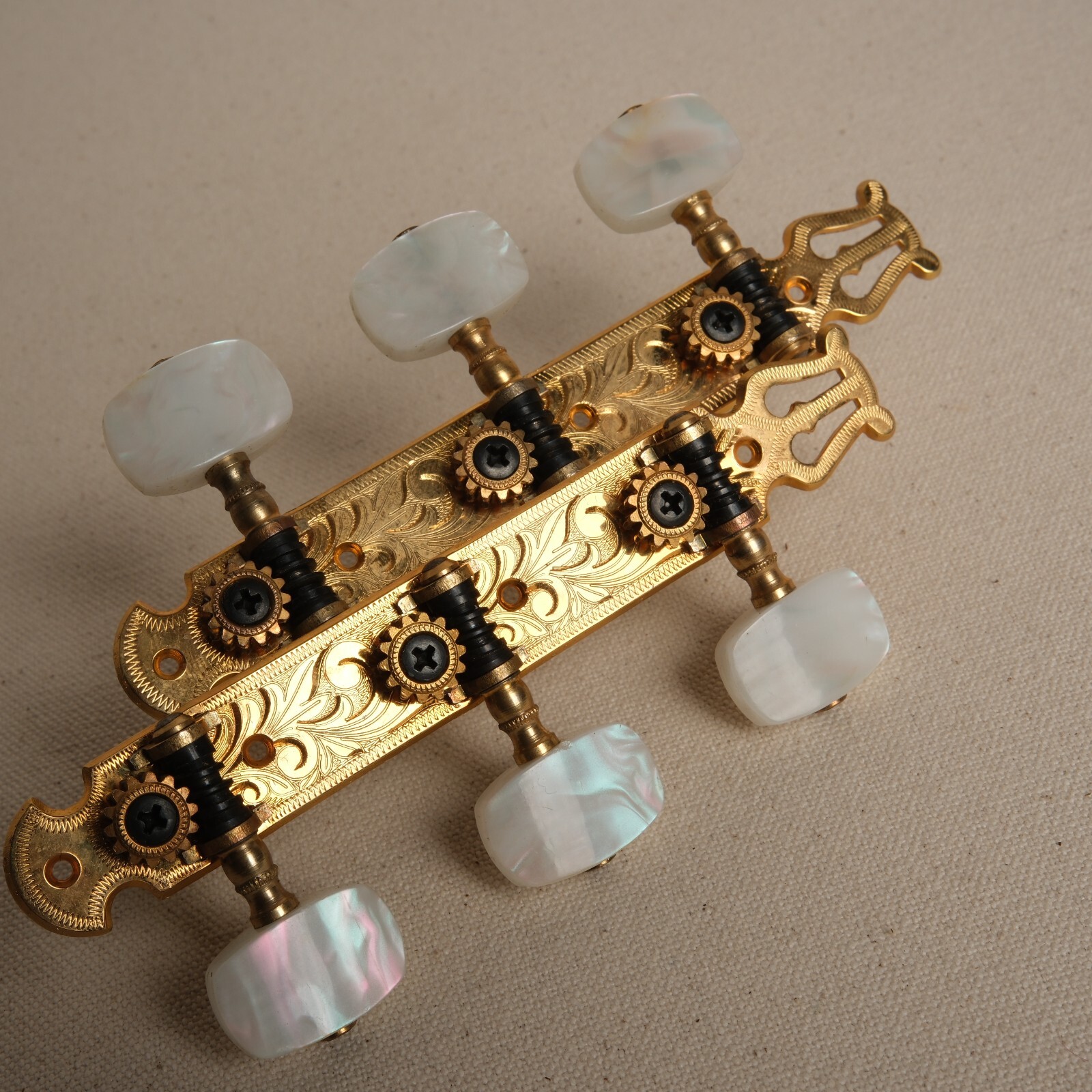 Fustero Classical Guitar tuning machines Made in Spain Stunning!! 1960s70sNOS