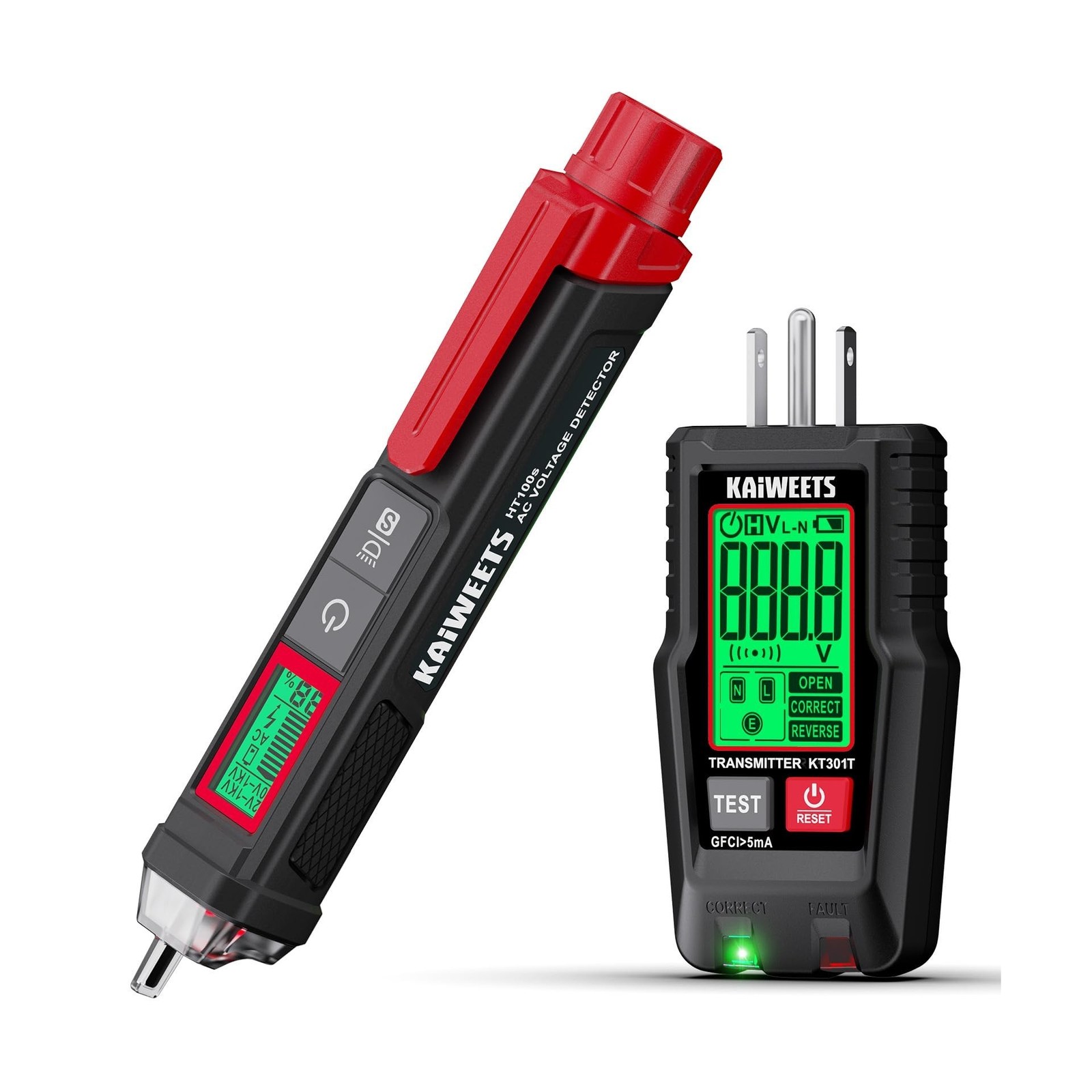 KAIWEETS Electrical Test Kit, Non-Contact Voltage Tester and GF... FAST USA SHIP