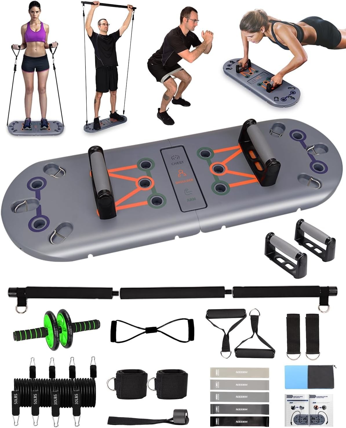 Hikeen Home Workout Equipment 27-in-1 Portable Gym Brand New in Sealed Box