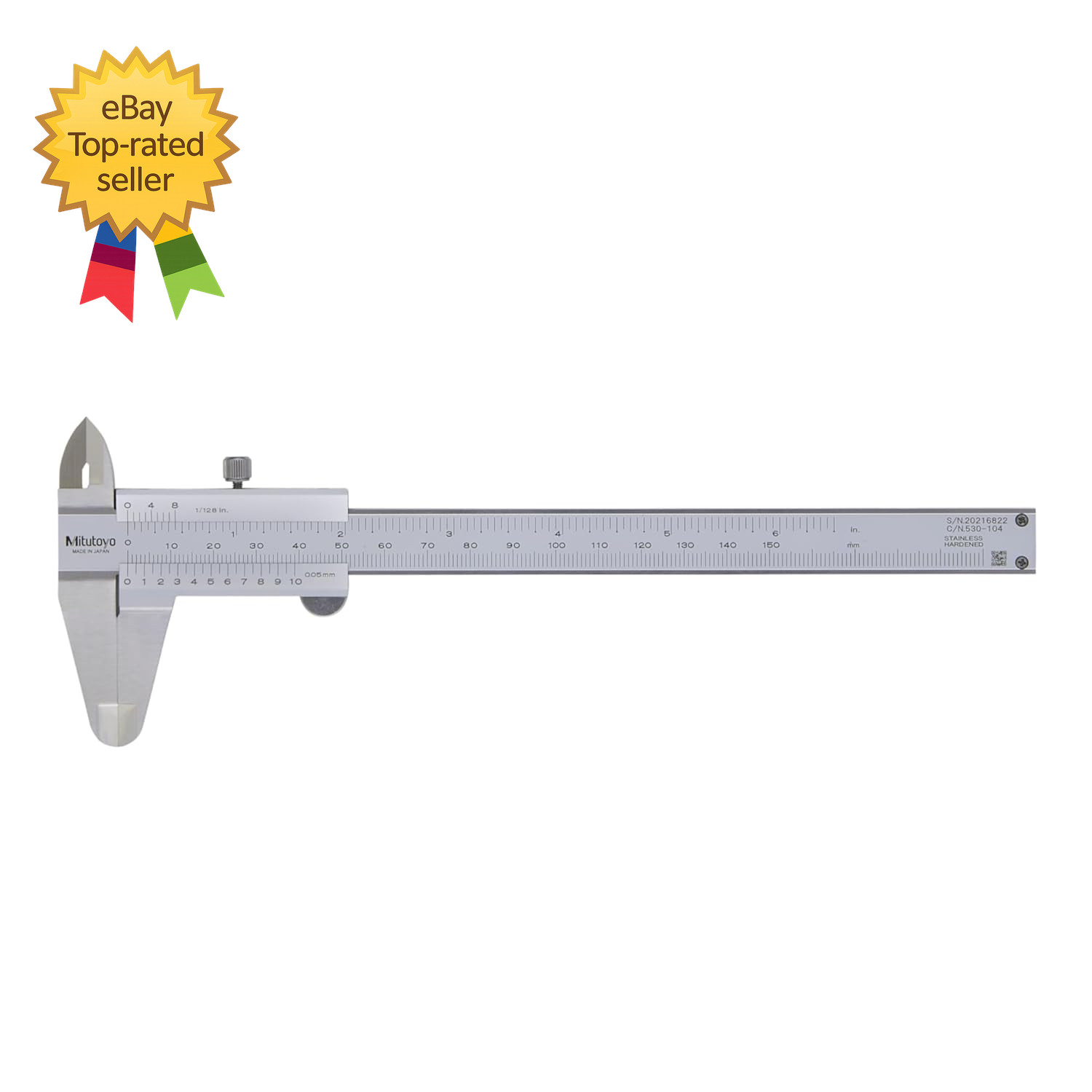 Vernier Calipers Stainless Steel 0-150mm Metric Inside Outside Measurement Tool