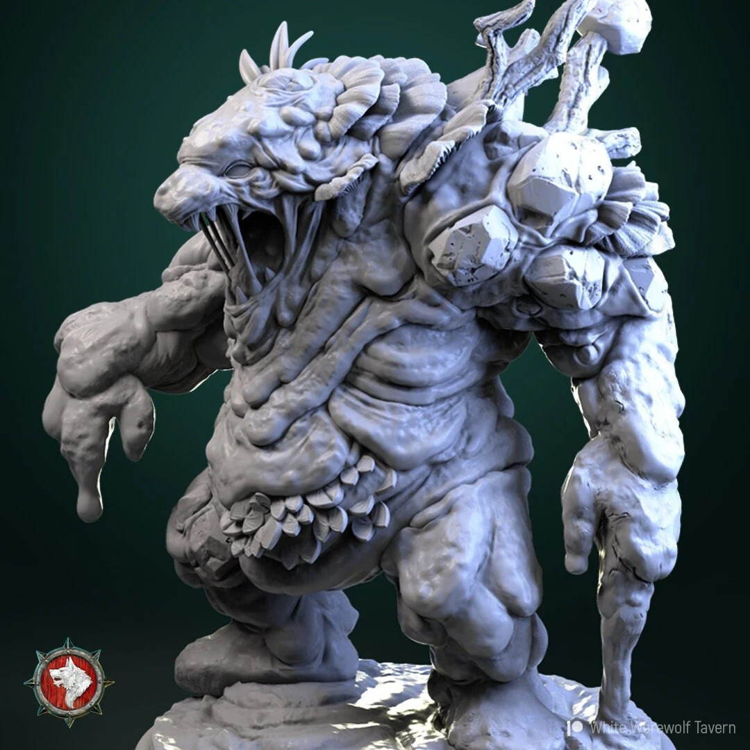 Swamp Golem - Resin Tabletop Miniature