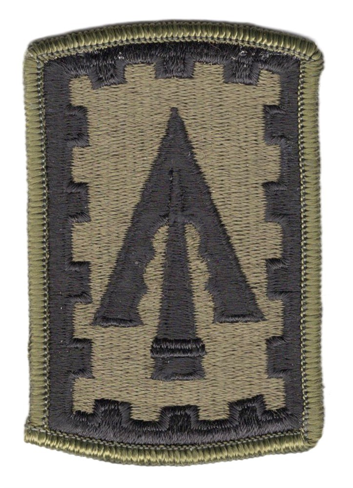 Army Patch: 108th Anti-aircraft Artillery Brigade - subdued, merrowed edge