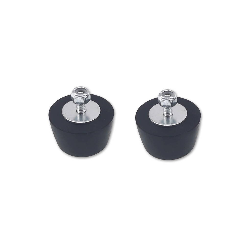 2pcs Black Rubber Bumper Cushion Hood Bump Stop Fits Jeep Wrangler JK 1987-2018