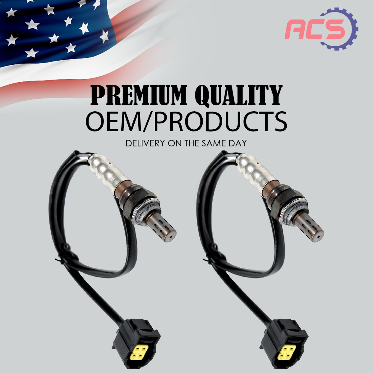 2X Upstream/Downstream Oxygen O2 Sensor OEM for Dodge Ram Jeep Chrysler 234-4587