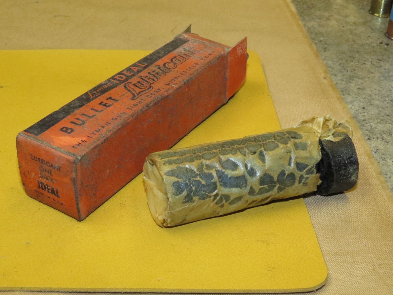 Vintage Lyman Ideal Bullet Lube Box w/ Part Tube