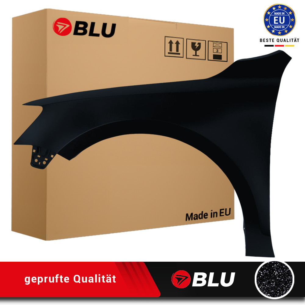 Fender For VW Jetta VI 6 LC9X Left Black 2010-2018 Front Painted New