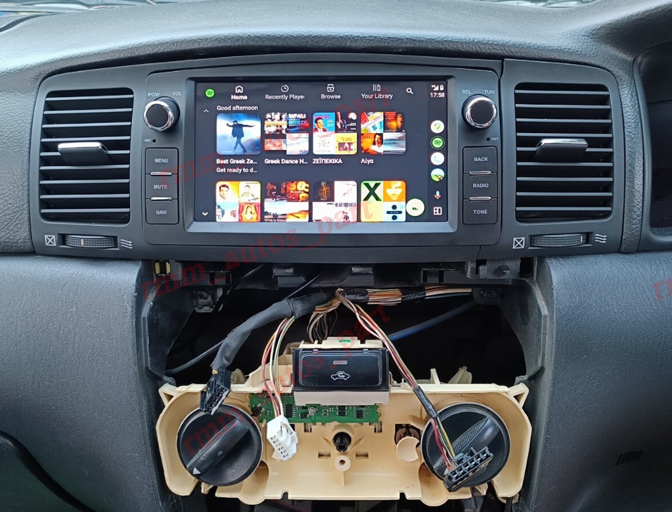 4+64G Android 14 Apple Carplay For Toyota Corolla 2000-2006 Car Radio GPS Navi