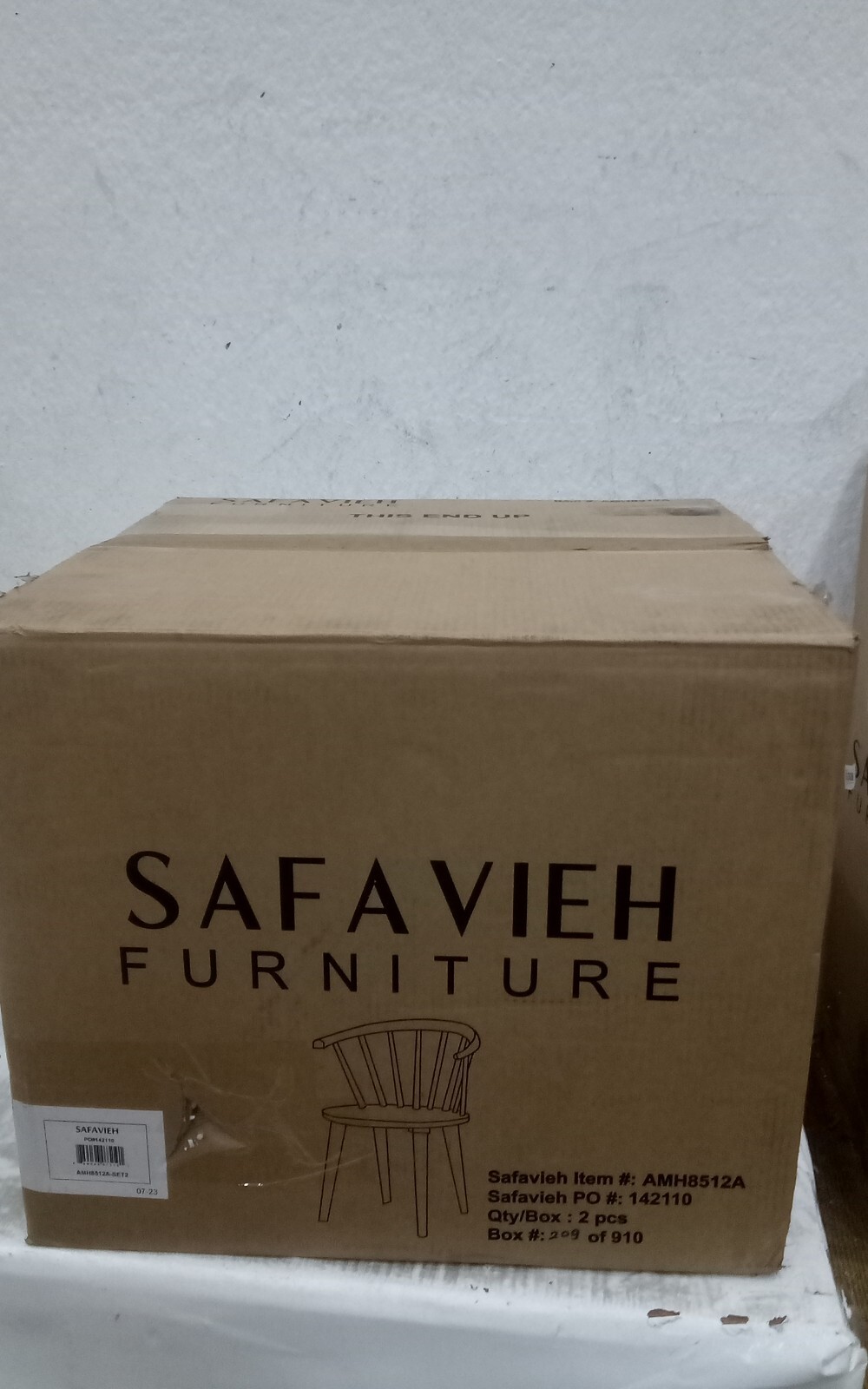Safavieh Curved Spindle Side Chair, Reduced Price 2172726512 AMH8512A