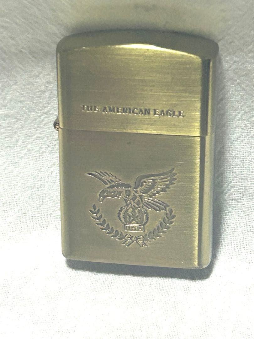 Zippo Lighter American Eagle Gold Color