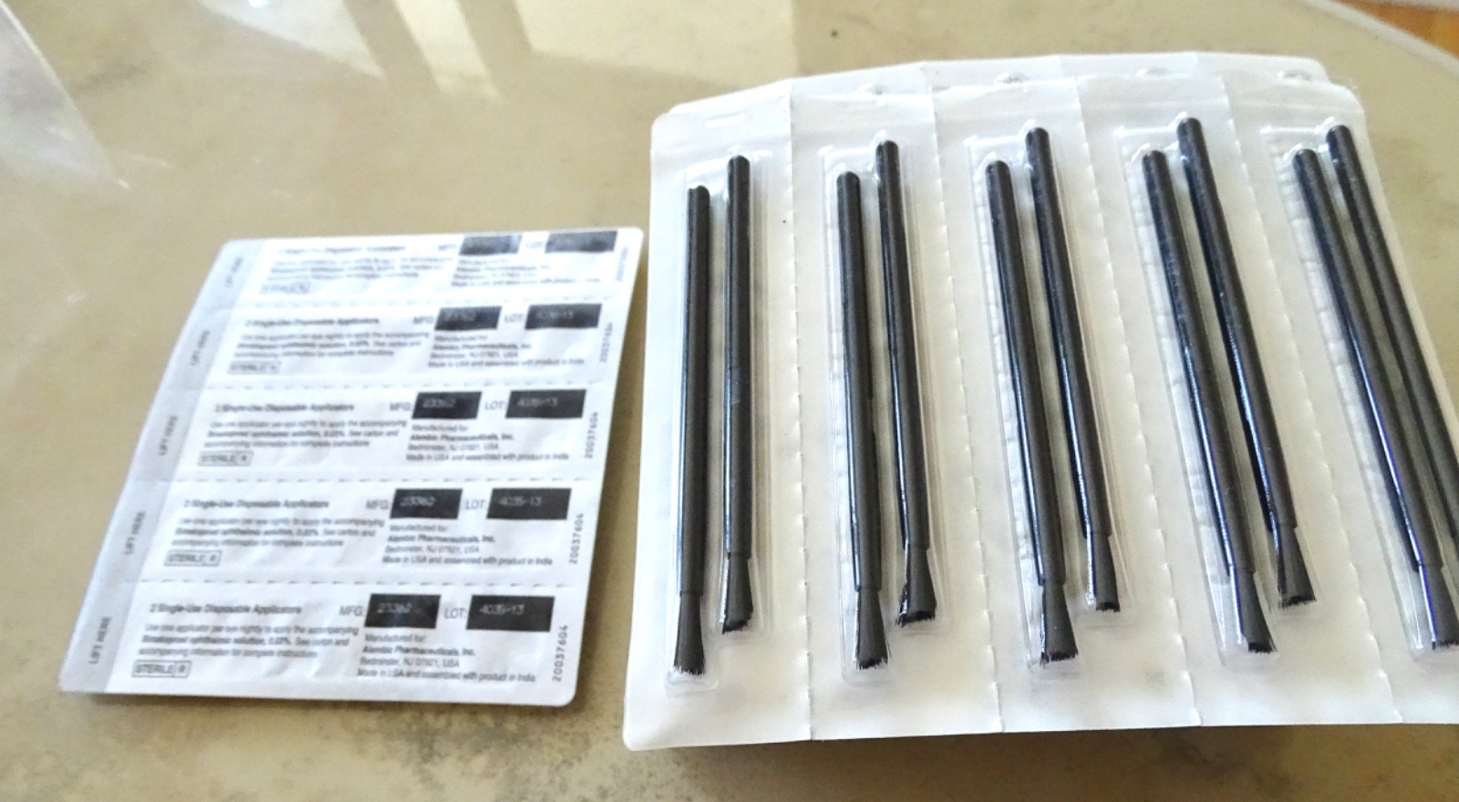 140 applicator brushes SEALED lash brush makeup brows sterile no serum