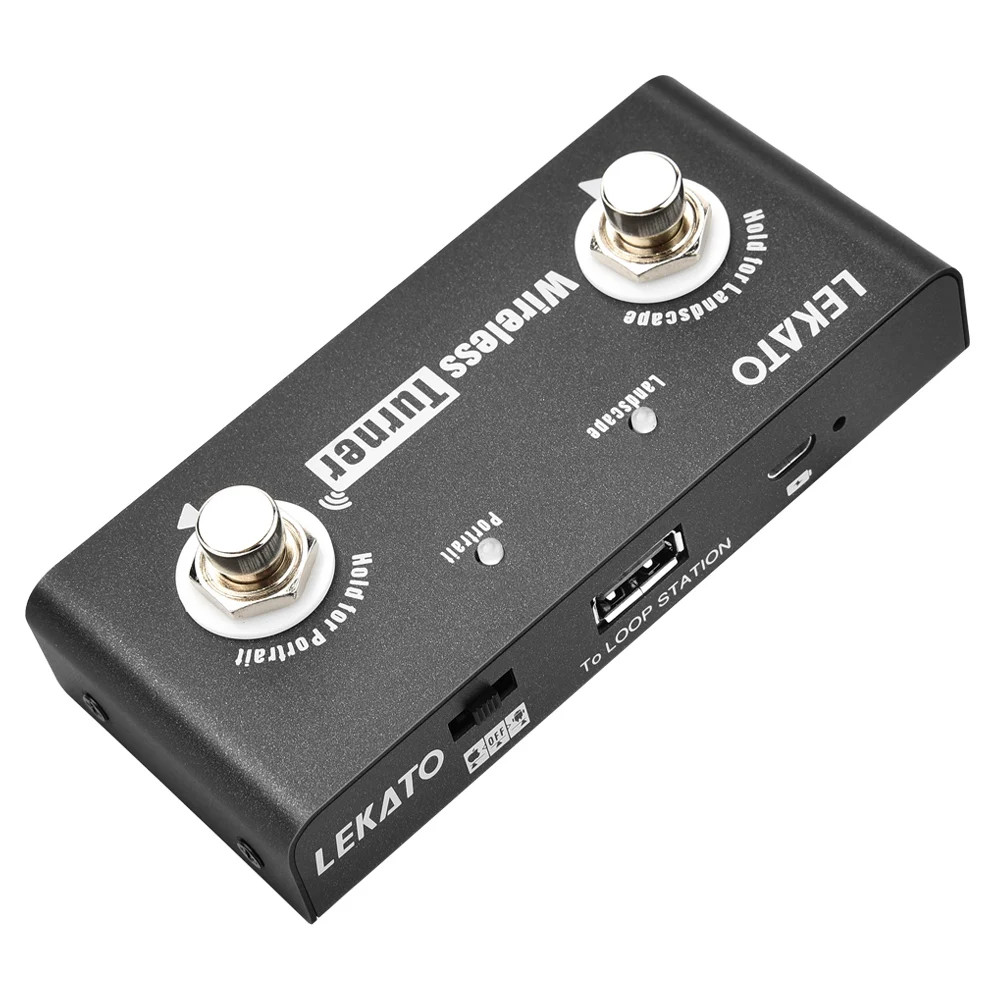 Wireless External Page Tuner Pedal Guitar Effect Pedal Page Turner Pedal for Gui