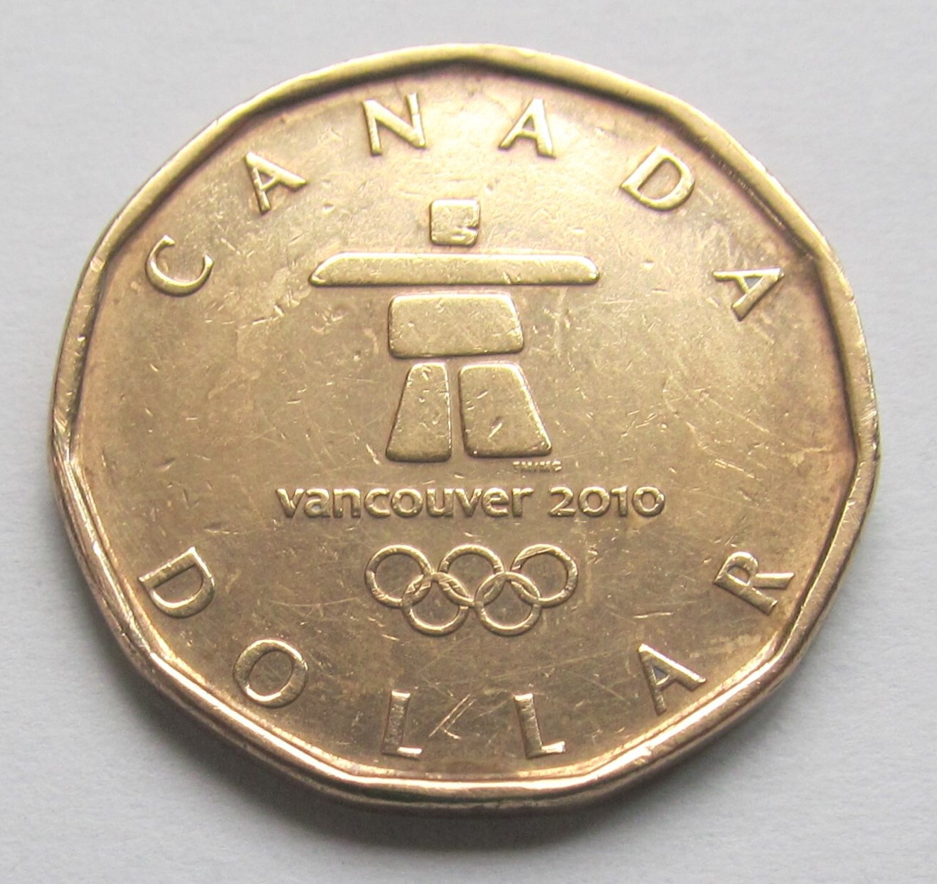2010 Vancouver Canada Inuit Loonie - combined shipping