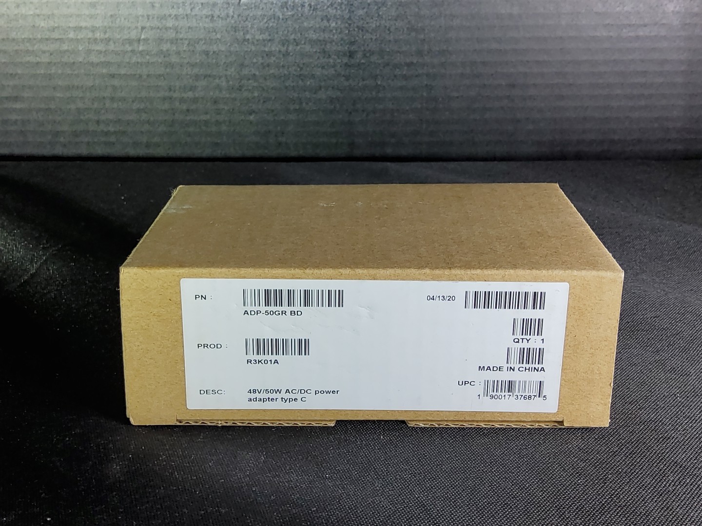 HPE Aruba R3K01A ADP-50G BD 48V/50W AC/DC Power Adapter AP-AC2-48C Type C