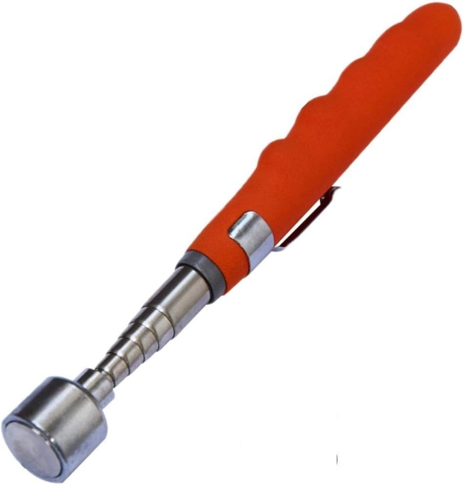 Magnetic Pickup Tool - 31'' Extendable Grabber with Cushion Grip for Mechanics