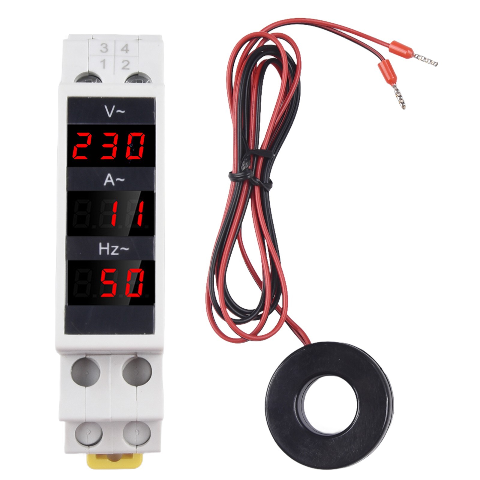 Real Time Data Single Phase Digital Voltmeter AC80 500V Digital Display