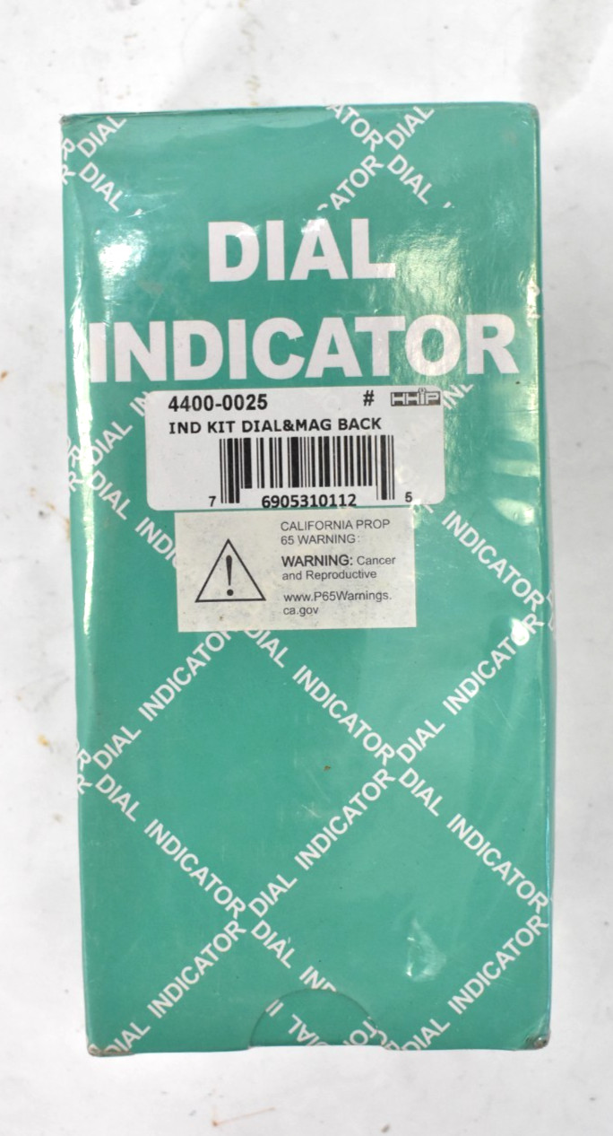 HHIP Dial Indicator & Magnetic Back Set 1" Dia 4400-0025 Genuine OEM Set