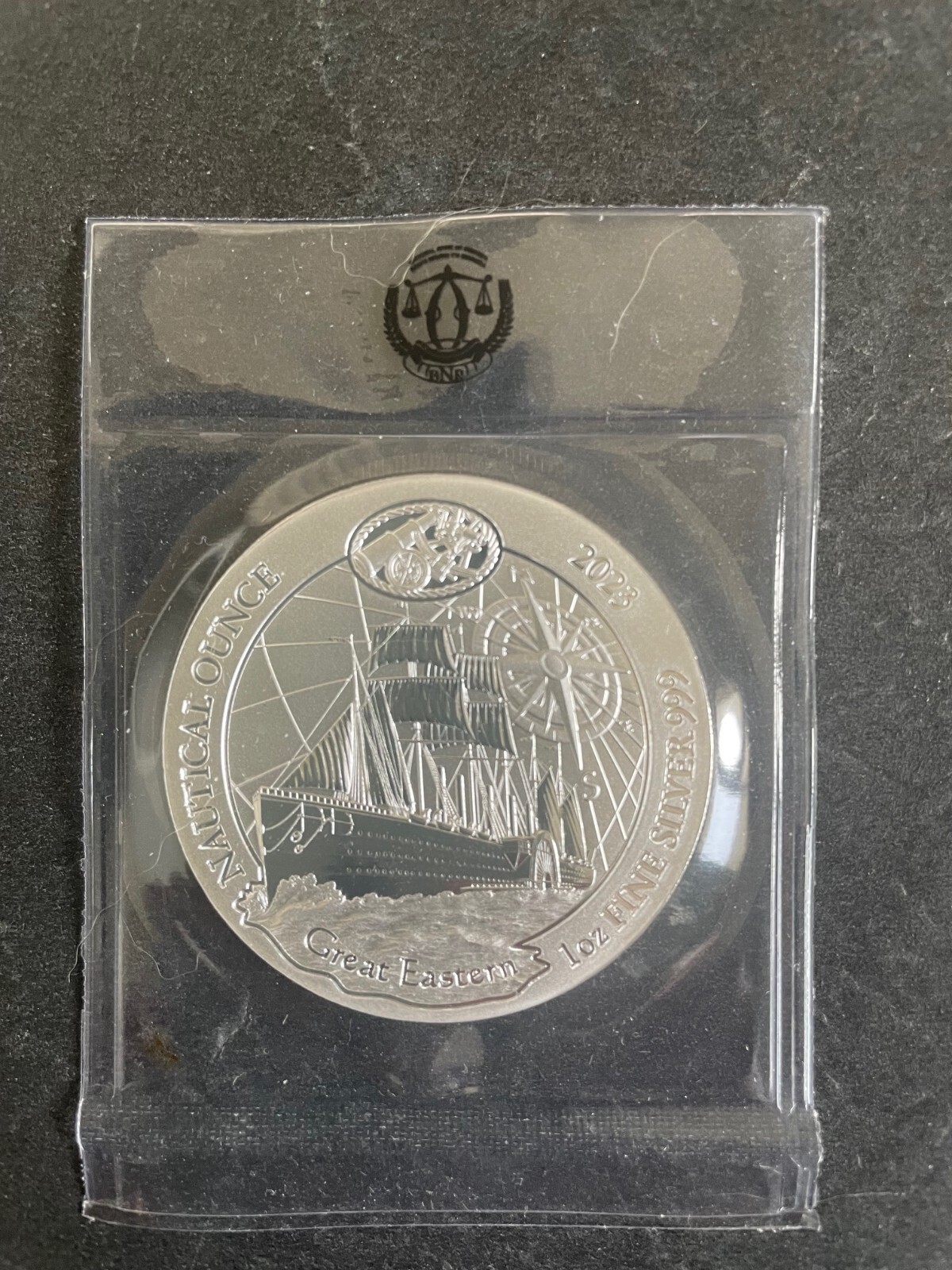 2023 Rwanda 160 year of GREAT EASTERN 50 Franc 1oz Silver Nautical  Bullion Coin