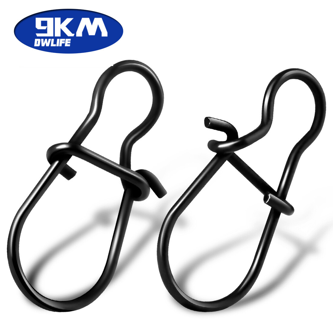 50~200Pcs Duo Lock Fishing Clips Snaps Speed Clip Carabiners Fishing Swivel Lock