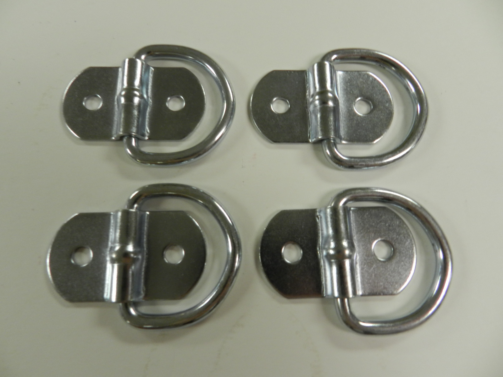 4 - Rope Rings Tie Down D Ring Enclosed Trailer Cargo Strap Chain Tarp- 1200 lbs