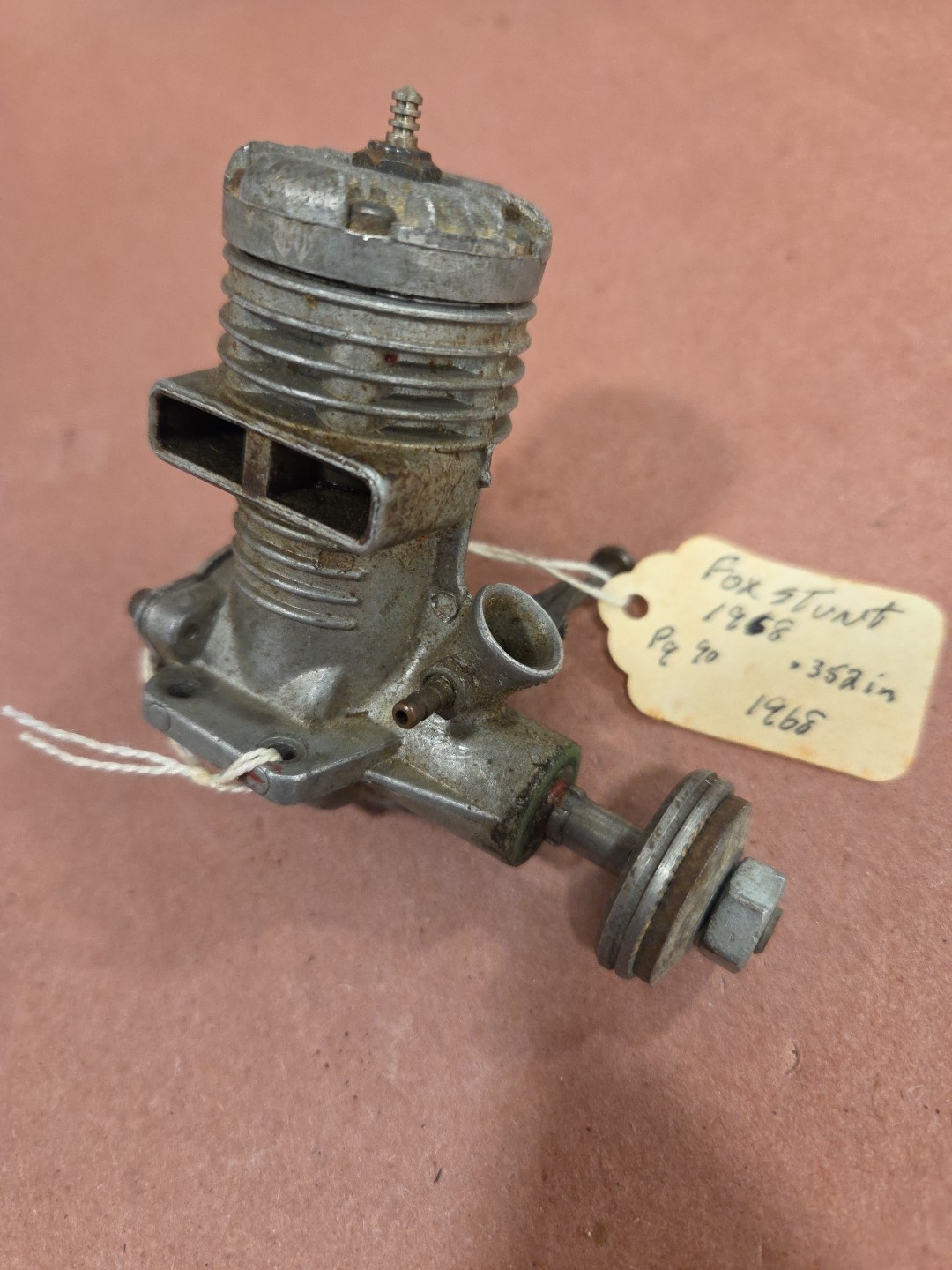 Fox 35 C/L Stunt Model Airplane Glow Engine Vintage