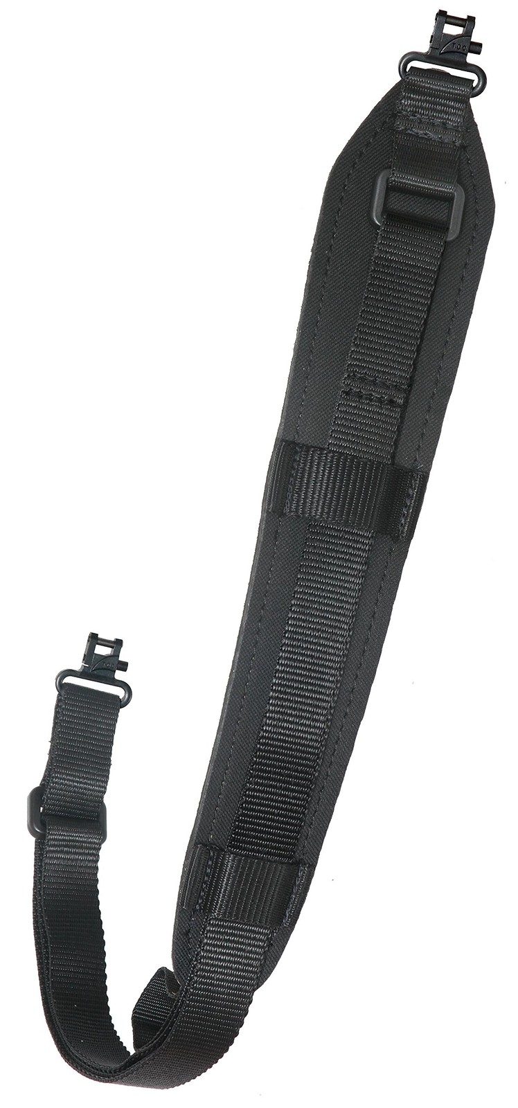 Outdoor Connection AD-20913 Padded Black Sling w/ Quick-Release Swivels