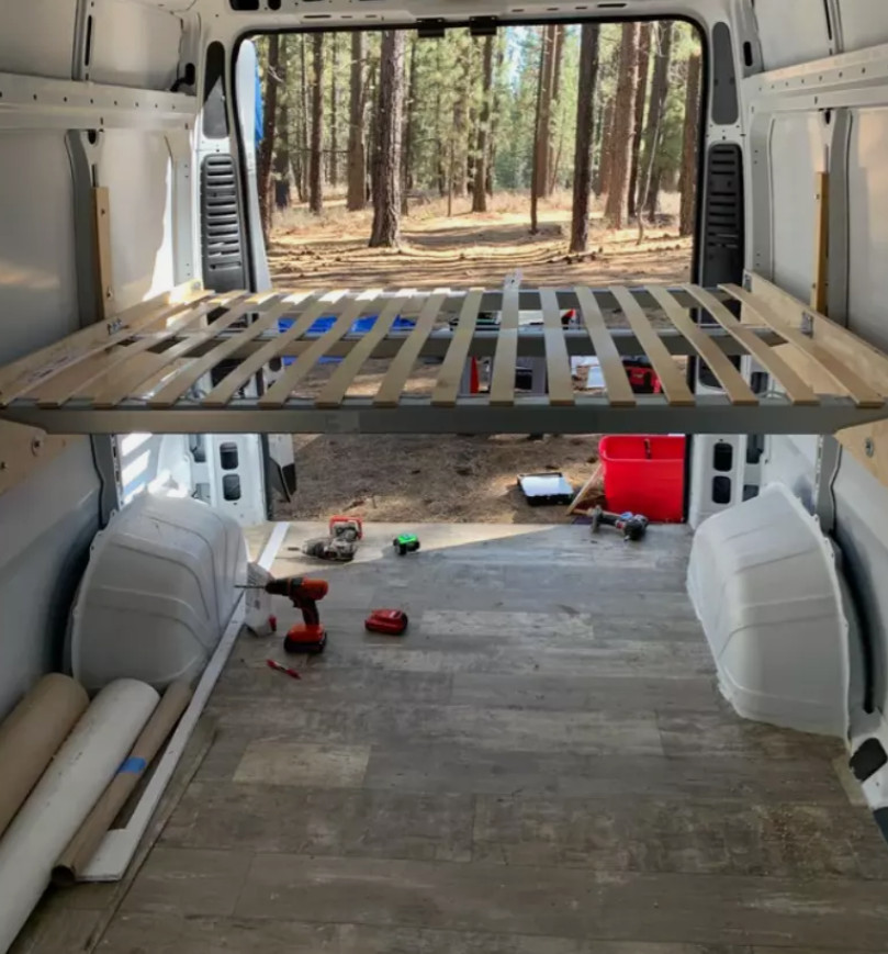 3x Beam Mercedes Benz Sprinter Camper Van Full Bed Support 55" to 79" Sleeper