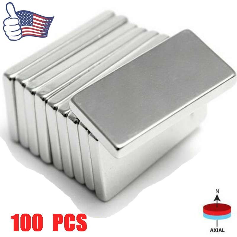 10-200pcs N50 Neodymium Block Magnet 20x10x2mm Super Strong Rare Earth Magnets