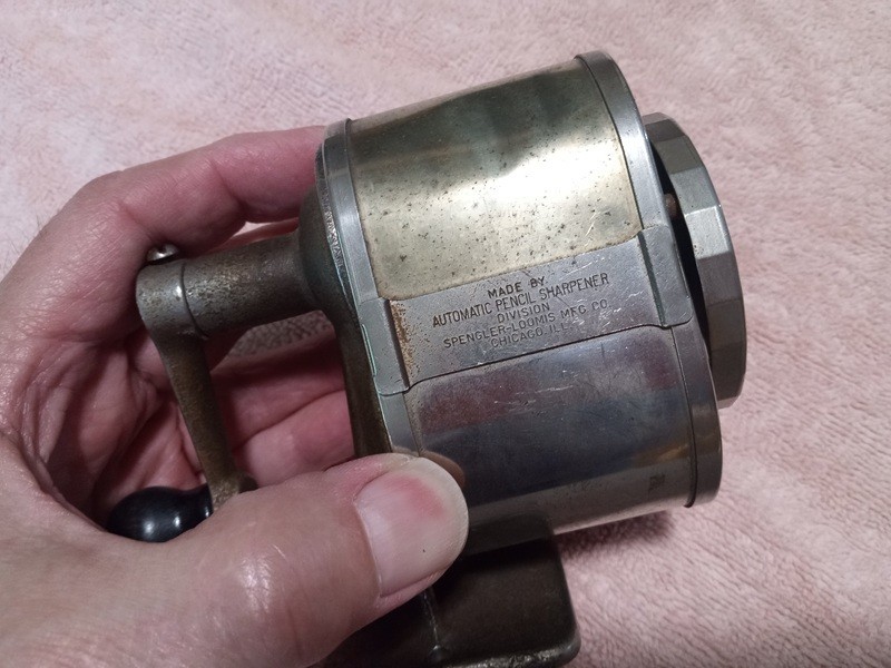 Antique Spengler-Loomis GIANT No. 2 Automatic Pencil Sharpener, Albany Marked