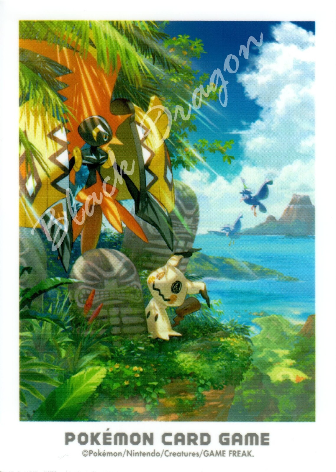 Pokémon Sleeve Mimikyu & Tapu Koko Adventure-Single Sleeve Pokémon Center JPN