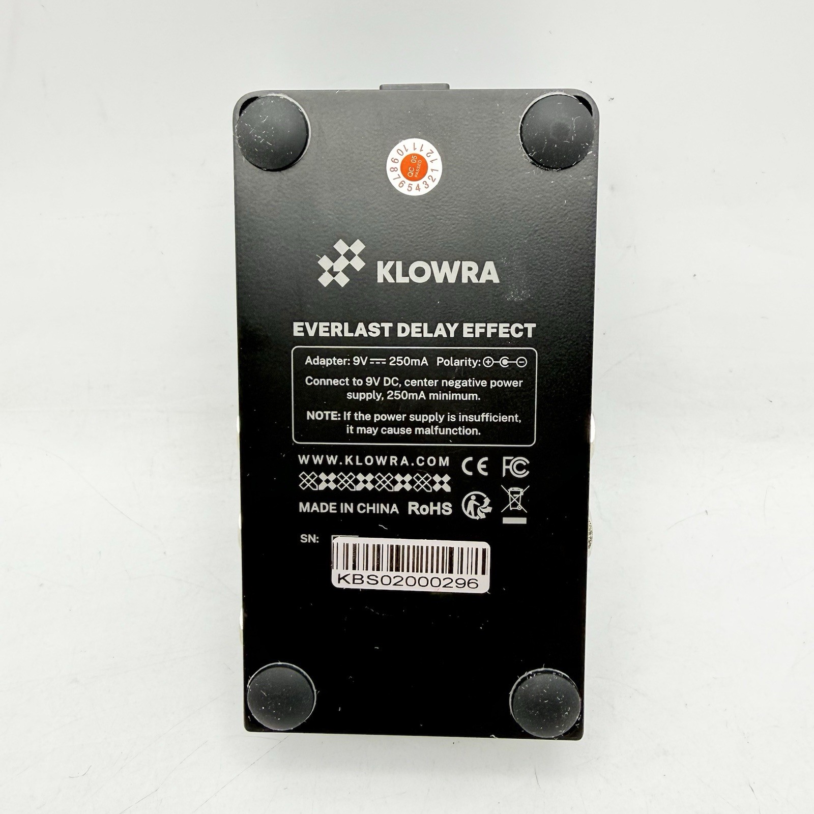 Klowra Everlast Delay Effects Pedal Tap Tempo & Expression Control Not Tested