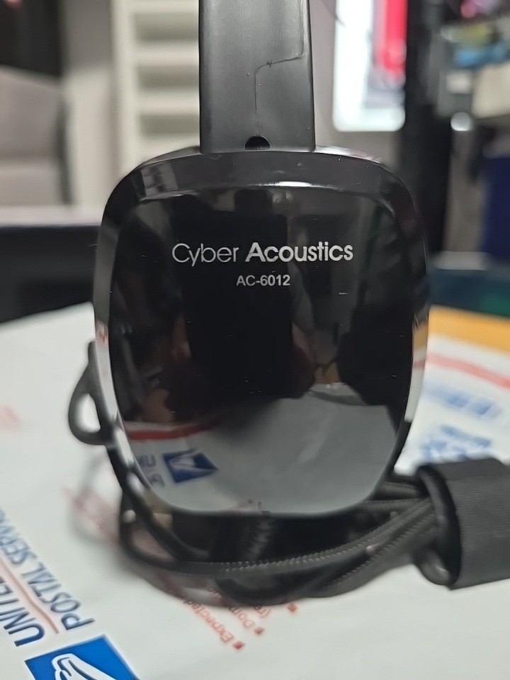 CYBER ACCOUSTICS AC-6012 AUDIO HEADSET