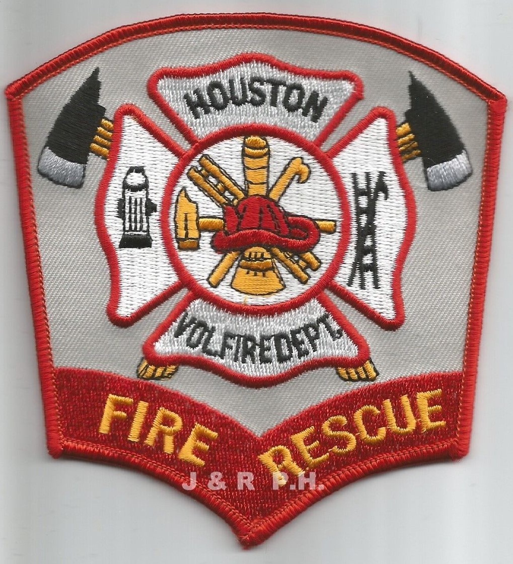 Houston  Fire - Rescue, Mississippi  (4.25" x 4.75" size) fire patch