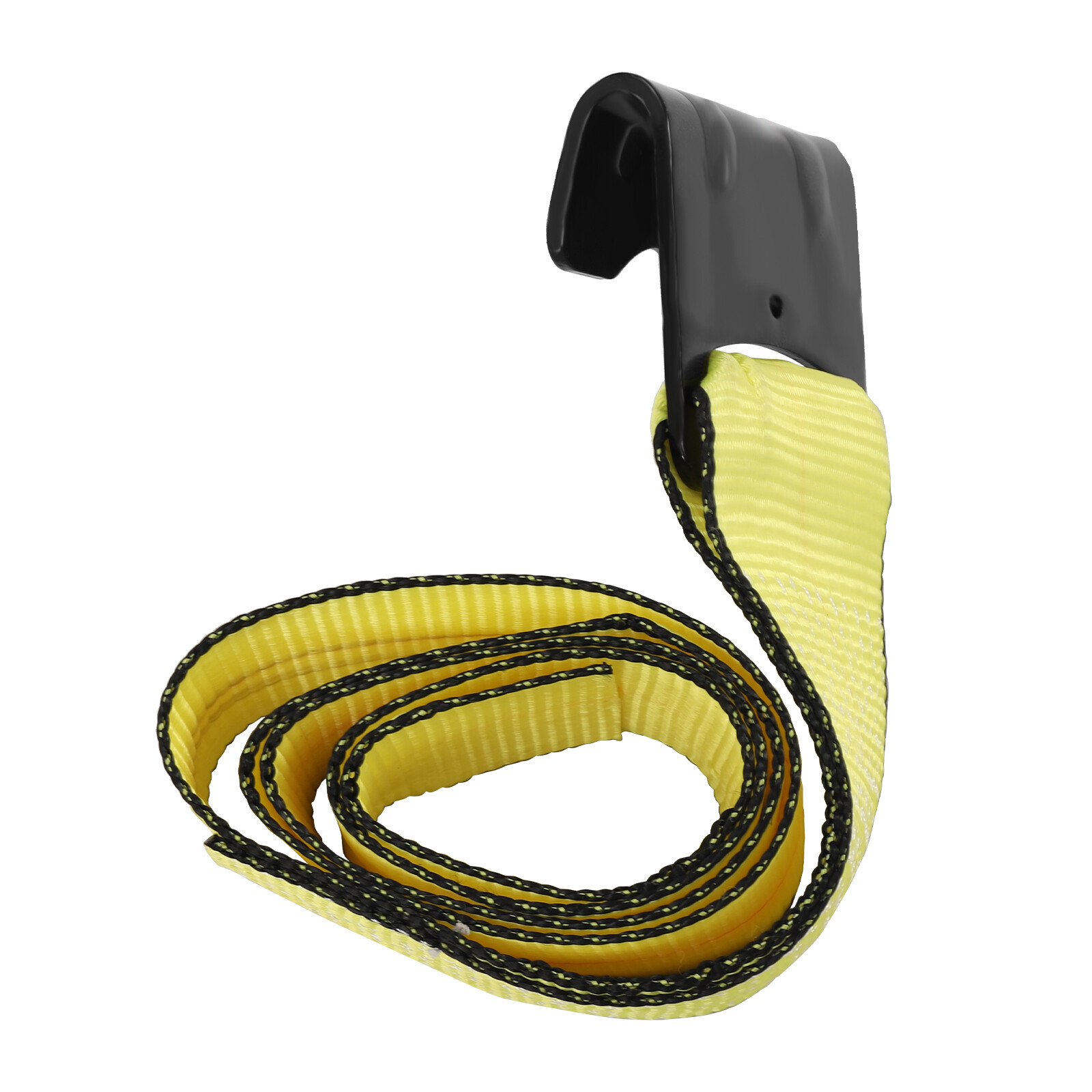 10 Pack 4" x 5' Winch Tie Down Straps with Flat Hook for Truck Trailers