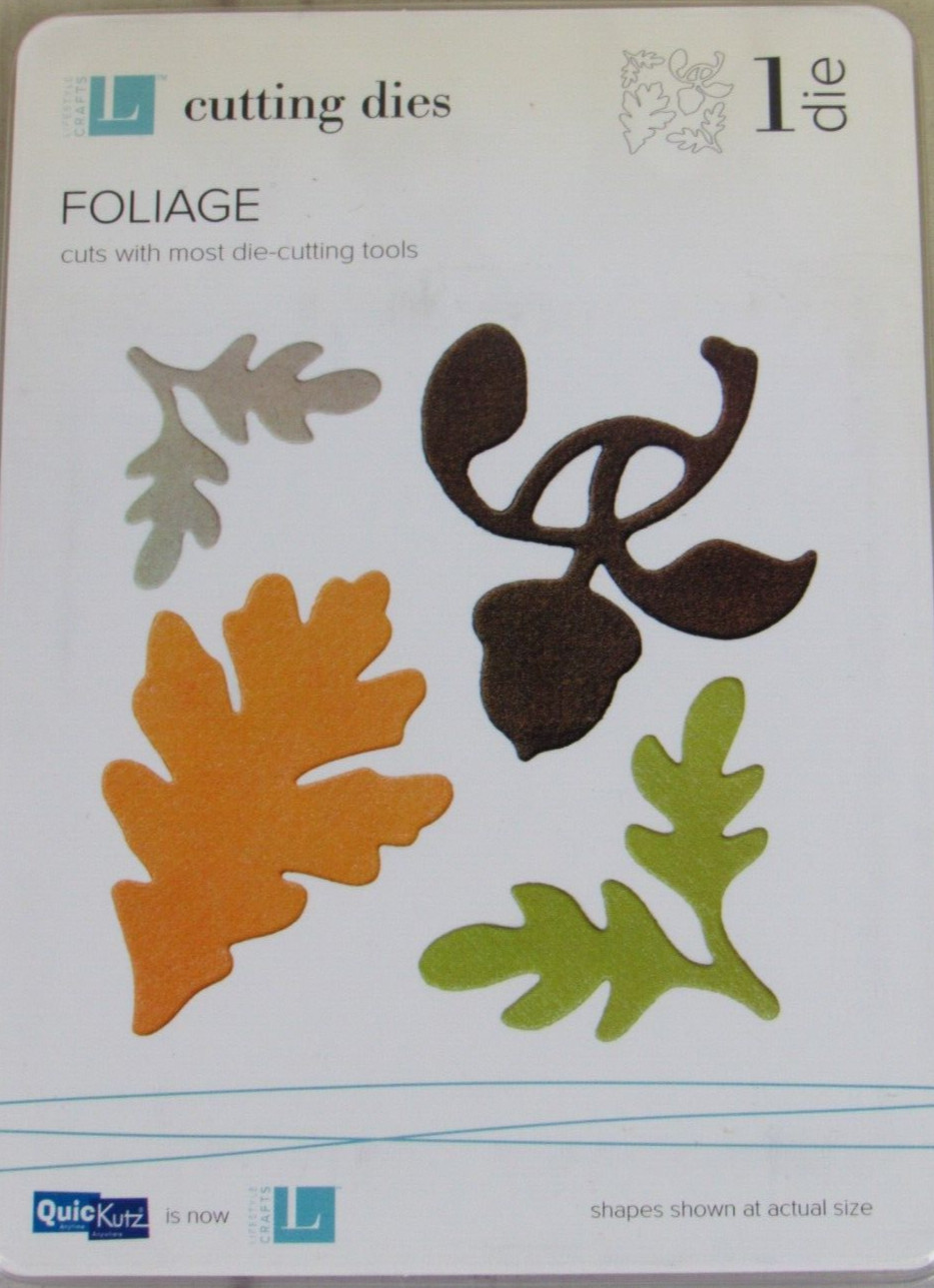 QuicKutz/Lifestyle Crafts Foliage 4x4, 1 Cutting Die Set DR0196