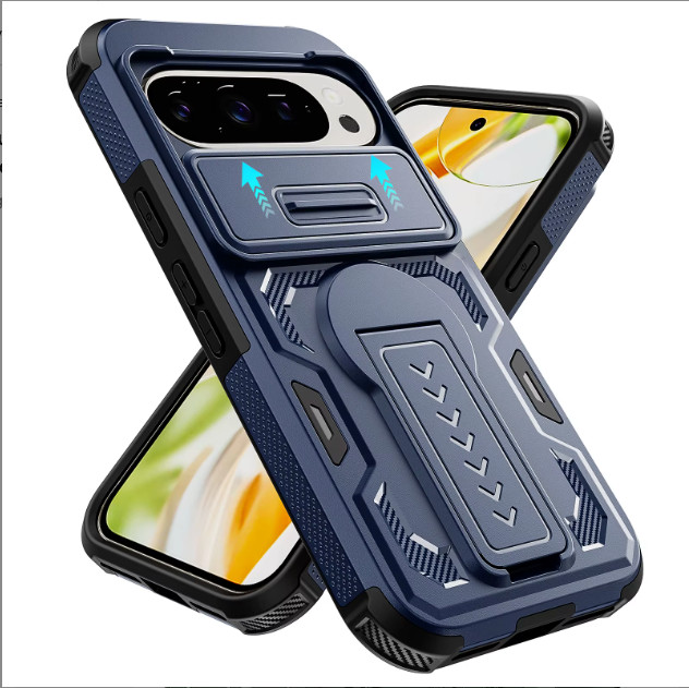 Heavy Duty Case for Google Pixel 10 Pro/10/9 Pro/9, Shockproof with Kickstand